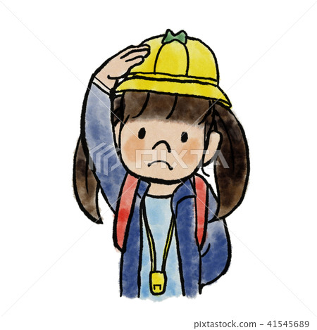 Yellow hat elementary school student Yellow hat elementary school student 41545689