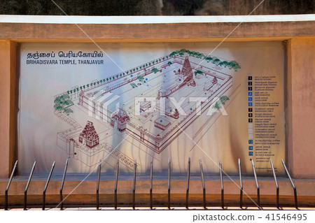 Map of Brihadisvara Temple complex, Tanjore Map of Brihadisvara Temple complex, Tanjore 41546495