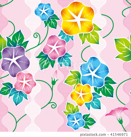 Pattern _ morning glory pink Pattern _ morning glory pink 41546971