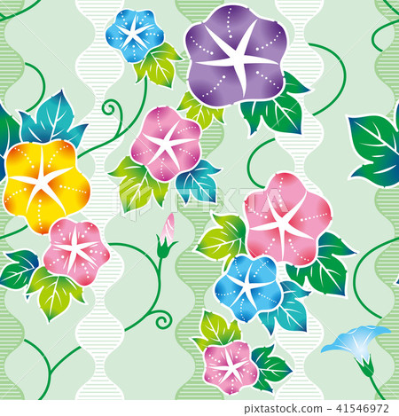 Pattern _ morning glory green 41546972