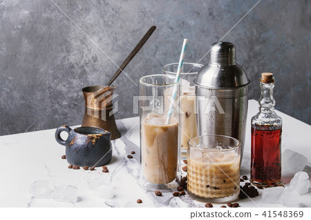 Iced coffee cocktail Iced coffee cocktail 41548369