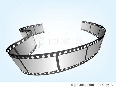 35mm film negative frame template, 3D vector element material 41548609