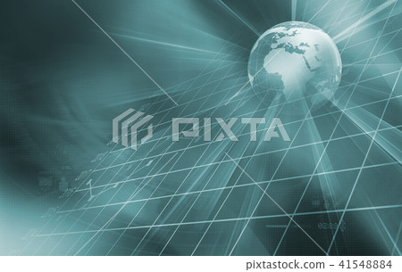 Global economic concept with analytical graph 41548884