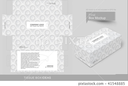 Tissue box template concept series Tissue box template concept series 41548885