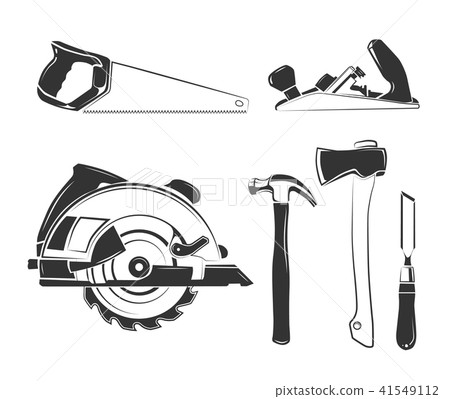 Vector elements for carpentry labels, logos, badges and emblems 41549112