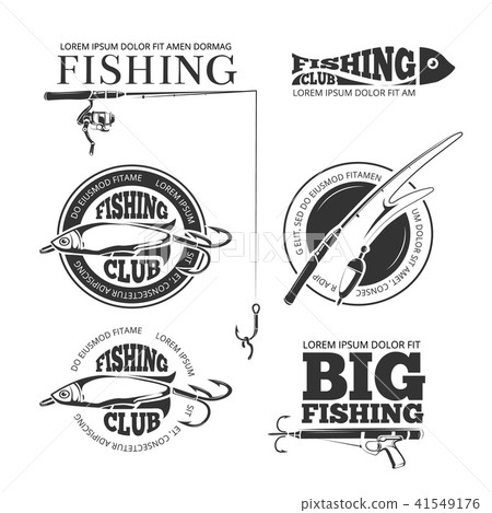 Fishing - Vintage Illustration Set