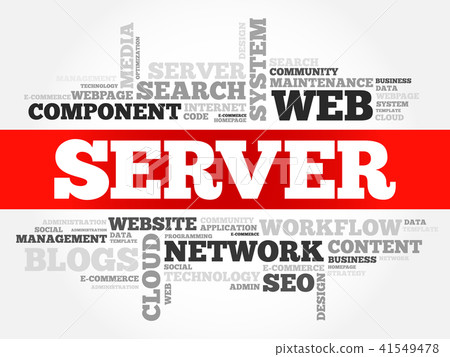 SERVER word cloud collage SERVER word cloud collage 41549478