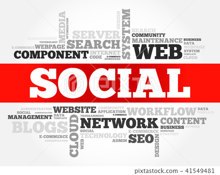 Social word cloud 41549481