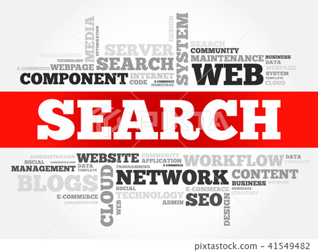 SEARCH word cloud collage SEARCH word cloud collage 41549482