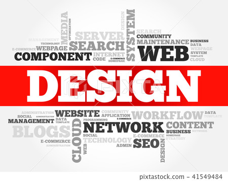 DESIGN word cloud, technology concept DESIGN word cloud, technology concept 41549484