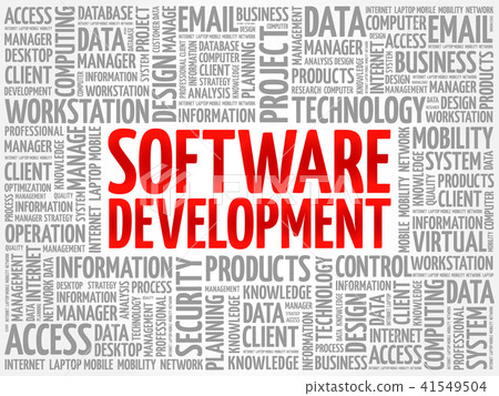 Software development word cloud Software development word cloud 41549504