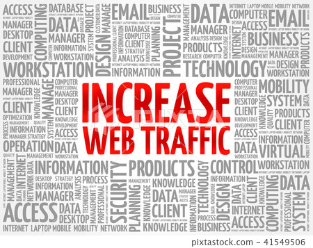 Increase web traffic word cloud Increase web traffic word cloud 41549506
