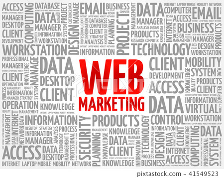 Web Marketing word cloud concept Web Marketing word cloud concept 41549523