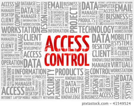 Access control word cloud Access control word cloud 41549524