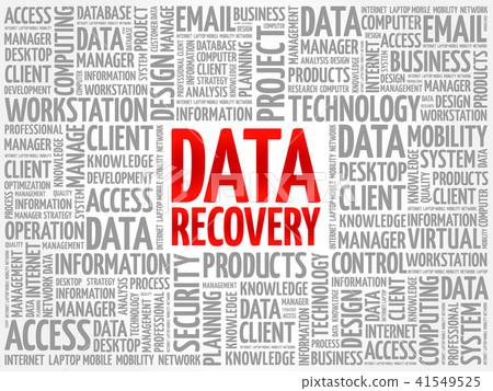 Data Recovery word cloud Data Recovery word cloud 41549525