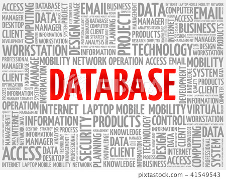 Database word cloud collage Database word cloud collage 41549543