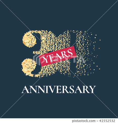 30 years anniversary vector icon, logo 41552532