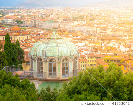 Rounded building of Coffee House in Boboli Gardens, Florence, Tuscany, Italy Rounded building of Coffee House in Boboli Gardens, Florence, Tuscany, Italy 41553041