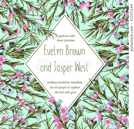 Vector pattern for wedding invitation, greeting Vector pattern for wedding invitation, greeting 41555249
