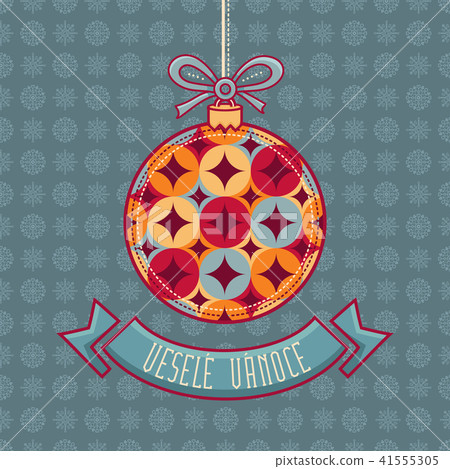 Czech language. Vesele Vanoce. Christmas message. Czech language. Vesele Vanoce. Christmas message. 41555305