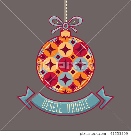 Czech language. Vesele Vanoce. Christmas message. Czech language. Vesele Vanoce. Christmas message. 41555309