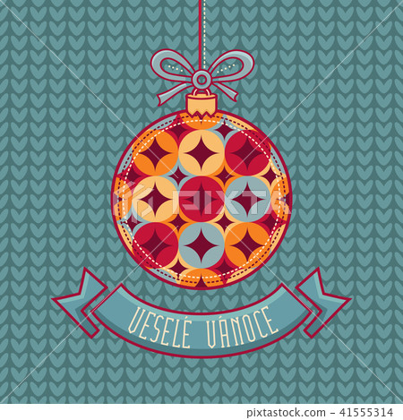 Czech language. Vesele Vanoce. Christmas message. Czech language. Vesele Vanoce. Christmas message. 41555314