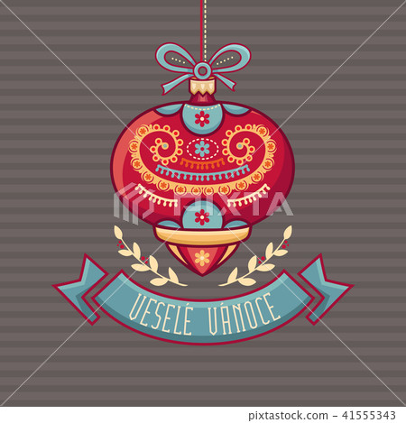 Czech language. Vesele Vanoce. Christmas message. Czech language. Vesele Vanoce. Christmas message. 41555343