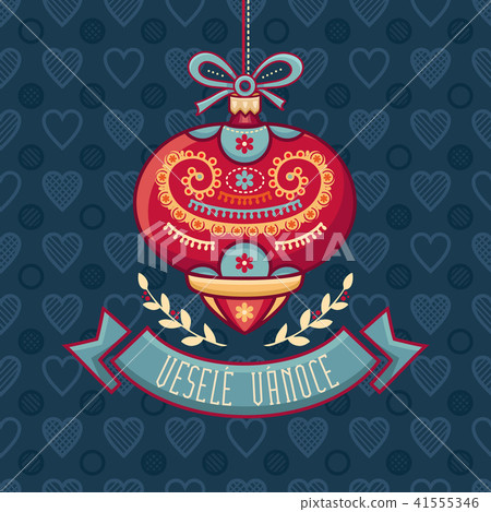 Czech language. Vesele Vanoce. Christmas message. Czech language. Vesele Vanoce. Christmas message. 41555346