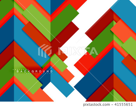 Multicolored abstract geometric shapes, geometry background for web banner 41555651