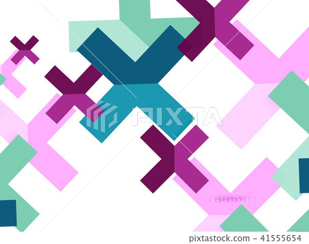 Multicolored abstract geometric shapes, geometry background for web banner 41555654
