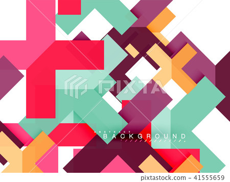 Multicolored abstract geometric shapes, geometry background for web banner Multicolored abstract geometric shapes, geometry background for web banner 41555659