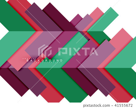 Multicolored abstract geometric shapes, geometry background for web banner 41555672