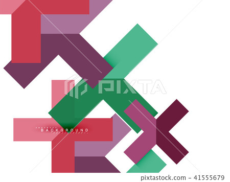 Multicolored abstract geometric shapes, geometry background for web banner Multicolored abstract geometric shapes, geometry background for web banner 41555679