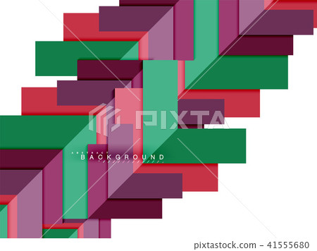 Multicolored abstract geometric shapes, geometry background for web banner 41555680