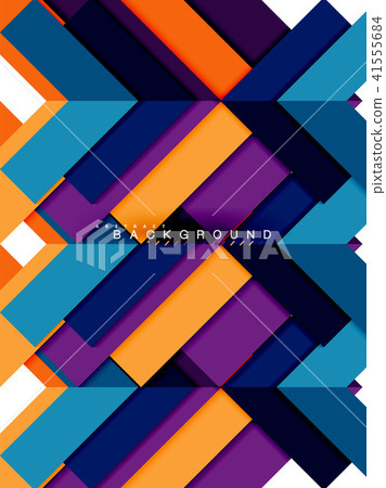 Multicolored abstract geometric shapes, geometry background for web banner Multicolored abstract geometric shapes, geometry background for web banner 41555684