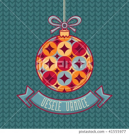Czech language. Vesele Vanoce. Christmas message. Czech language. Vesele Vanoce. Christmas message. 41555977