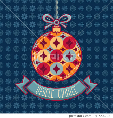 Czech language. Vesele Vanoce. Christmas message. Czech language. Vesele Vanoce. Christmas message. 41556208