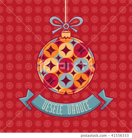 Czech language. Vesele Vanoce. Christmas message. Czech language. Vesele Vanoce. Christmas message. 41556333