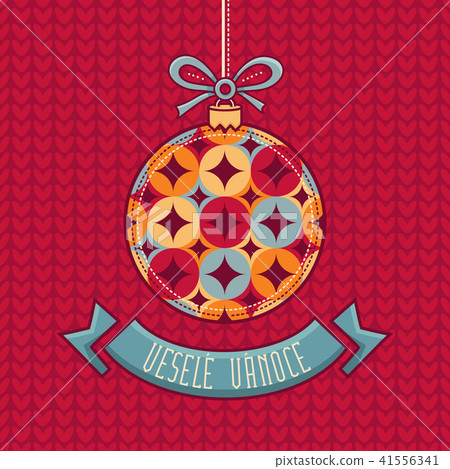Czech language. Vesele Vanoce. Christmas message. Czech language. Vesele Vanoce. Christmas message. 41556341