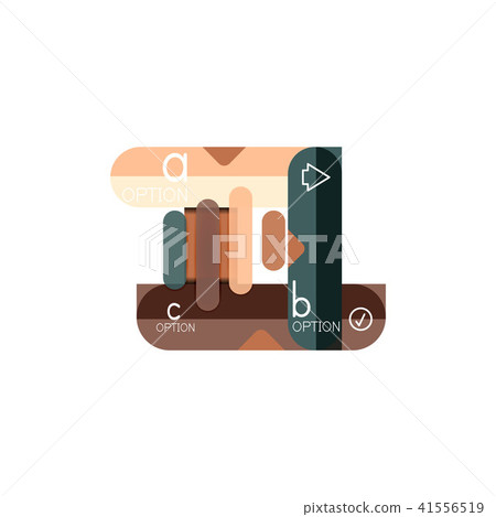 Abstract lines geometric infographic layoutAbstract lines geometric infographic layout, data 41556519