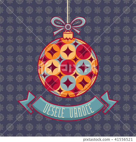 Czech language. Vesele Vanoce. Christmas message. Czech language. Vesele Vanoce. Christmas message. 41556521
