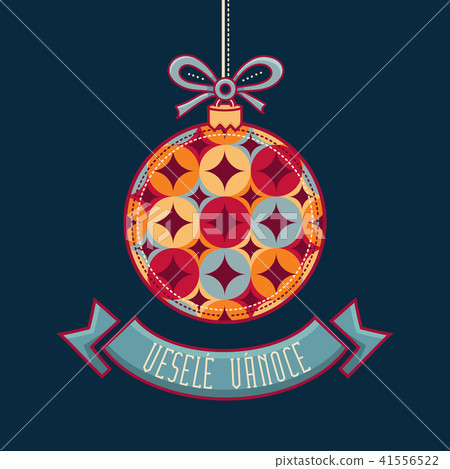 Czech language. Vesele Vanoce. Christmas message. Czech language. Vesele Vanoce. Christmas message. 41556522