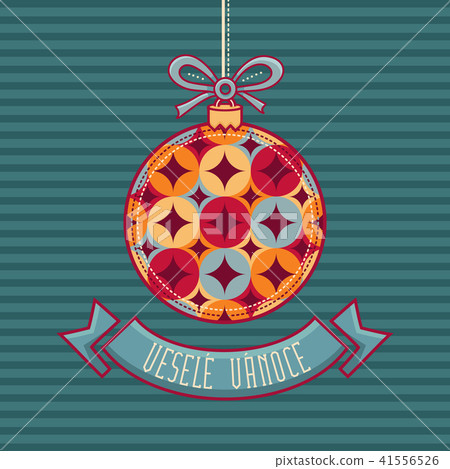 Czech language. Vesele Vanoce. Christmas message. Czech language. Vesele Vanoce. Christmas message. 41556526