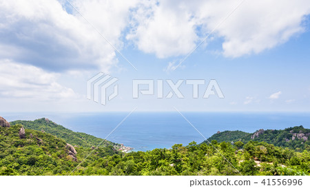 High angle view at Koh Tao High angle view at Koh Tao 41556996