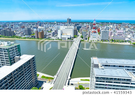 Niigata City Media Shops View from the Floor Western side 41559343
