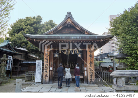 大須(愛知縣中區名古屋市)富士山神社的大廳 大須(愛知縣中區名古屋市)富士山神社的大廳 41559497
