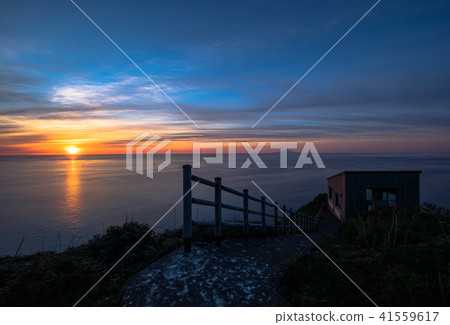 "Hokkaido Tianyoshima" Sunset from Tenryoshima Chidorigaura garden 41559617