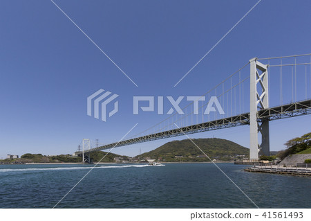 Kanmon Bridge Stock Photo