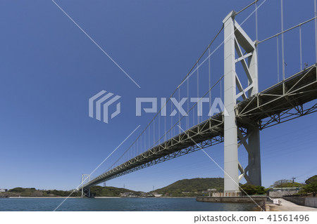 Kanmon Bridge Stock Photo