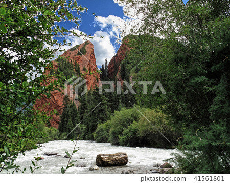 mountain broken heart in Kyrgyzstan 41561801